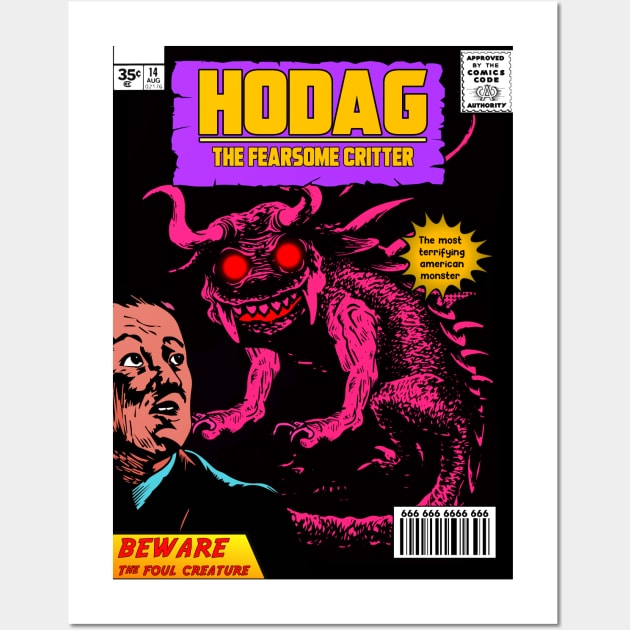 HODAG cryptid comic Wall Art by theanomalius_merch
